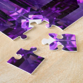 Amethyst Gemstone Lila Puzzle (Seite)