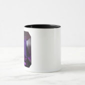 Amethyst Gemstone Lila Tasse (Zentrum)