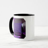Amethyst Gemstone Lila Tasse (Vorderseite Links)