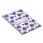 Amethyst Gemstone Notebook Notizblock (Rechte Seite)