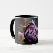 Amethyst Gemstones Schmuckstiel Tasse (Vorderseite Links)