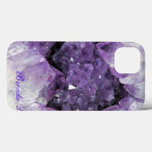 Amethyst Geode 3D iPad Gehäuse Personalize* Case-Mate iPhone Hülle (Rückseite (Horizontal))