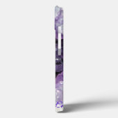 Amethyst Geode 3D iPad Gehäuse Personalize* Case-Mate iPhone Hülle (Rückseite / Links)