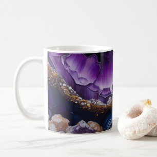 Amethyst Geode Abstrakt Art Kaffeetasse