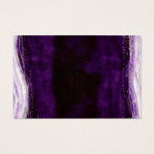 Amethyst Geode Duschgiftkarte (Rückseite)