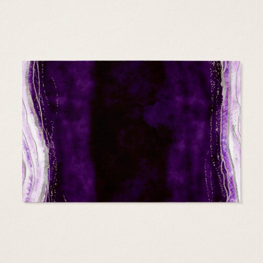 Amethyst Geode Duschgiftkarte (Rückseite)