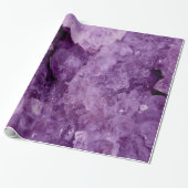 Amethyst Geode Edelstein Geschenkpapier (Ungerollt)