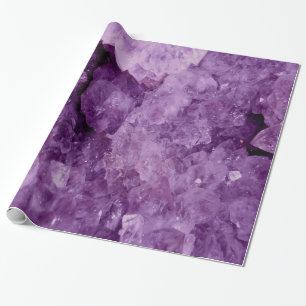 Amethyst Geode Edelstein Geschenkpapier