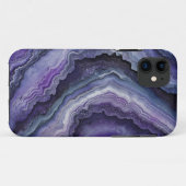 Amethyst Geode Fluid Pour Case-Mate iPhone Hülle (Rückseite (Horizontal))