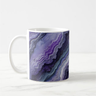 Amethyst Geode Fluid Pour Kaffeetasse