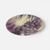 Amethyst Geode Pappteller (Schrägansicht)