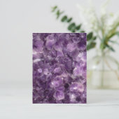 Amethyst Geode Postkarte (Stehend Vorderseite)