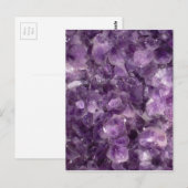 Amethyst Geode Postkarte (Vorne/Hinten)
