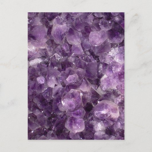 Amethyst Geode Postkarte (Vorderseite)