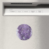 Amethyst Geode - Violet Crystal Gemstone Magnet (In Situ (Geschirrspüler))