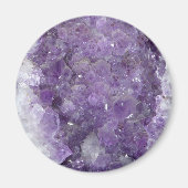 Amethyst Geode - Violet Crystal Gemstone Magnet (Vorne)