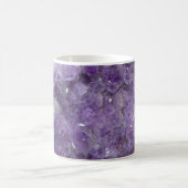 Amethyst Geode - violetter Kristalledelstein Kaffeetasse (Mittel)