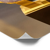 Amethyst Geodes Museum Digitale Kunst Poster (Ecke)