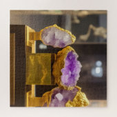 Amethyst Geodes Museum Digitale Kunst Puzzle (Horizontal)