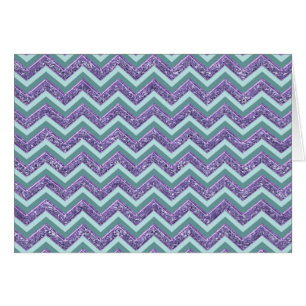 Amethyst Glaszickzack-Muster