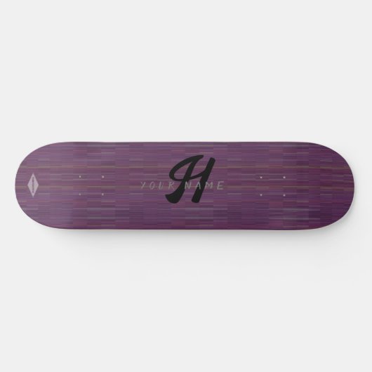 Amethyst Gradient Monogram Skateboard HAMbyWG (Horizontal)