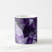 Amethyst Healing Crystal Cluster Kaffeetasse (Mittel)