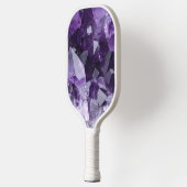 Amethyst Heil Kristallcluster Pickleball Schläger (Links)