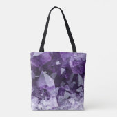 Amethyst Heil Kristallcluster Tasche (Rückseite)