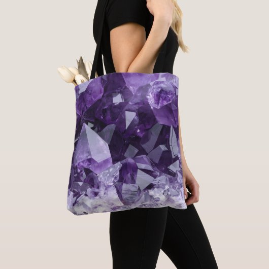 Amethyst Heil Kristallcluster Tasche (Von Nahem)