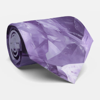 Amethyst-Heilsteincluster Krawatte