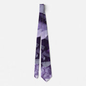 Amethyst-Heilsteincluster Krawatte (Rückseite)