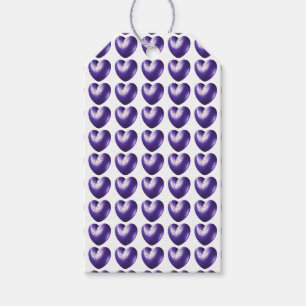 Amethyst-Herz gefüllt mit Liebe Geschenkanhänger
