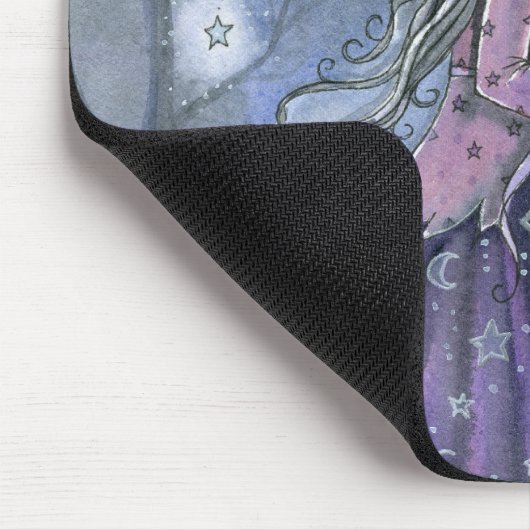 Amethyst Hexe Gothic Halloween Art Mousepad (Ecke)