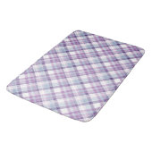 Amethyst Hues Kariert Badematte (Schrägansicht)
