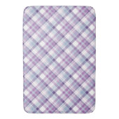 Amethyst Hues Kariert Badematte (Vorderseite Vertikal)