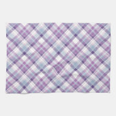 Amethyst Hues Kariert Geschirrtuch (Horizontal)