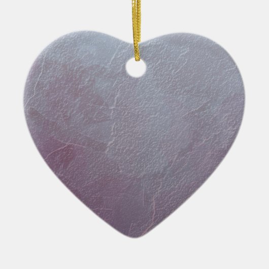 Amethyst Ice Abstrakt Art Keramik Ornament (Vorne)