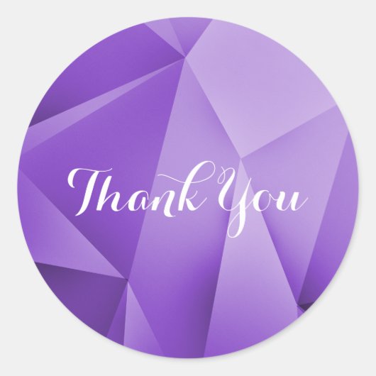 Amethyst Jewel Tones Danke an Stickers (Vorderseite)