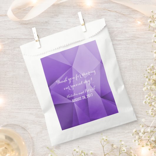 Amethyst Jewel Tones Gastgeschenk Hochzeit Bags Geschenktütchen (Ausgeschnitten)