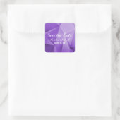 Amethyst Jewel Tones Save the Date Stickers (Tasche)