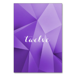 Amethyst Jewel Tones Tischnummer Card