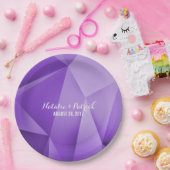 Amethyst Jewel Tones Wedding Paper Tellers Pappteller (Party)