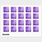 Amethyst Jewel Tones Wedding Stickers (Blatt)