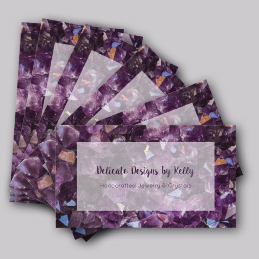 Amethyst Jewelry Designer Visitenkarte