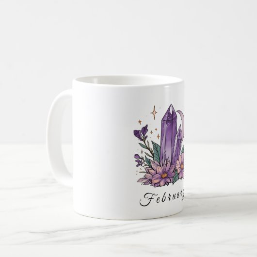 Amethyst Kaffeetasse (Vorderseite Links)