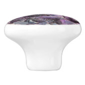 Amethyst Keramikknauf (Seitenansicht)