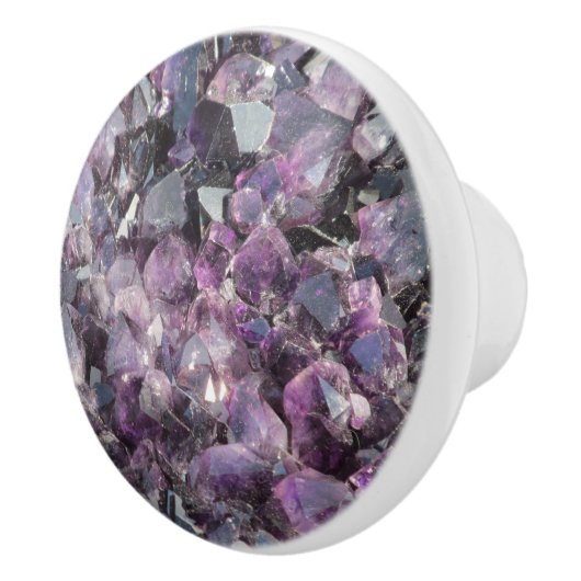 Amethyst Keramikknauf (Rechts)