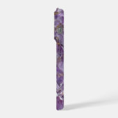 Amethyst-Kristall-Handyhülle iPhone Hülle (Linke Seite)