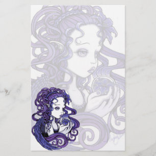 "Amethyst" Kristallball-Engels-Kunst-Briefpapier Briefpapier