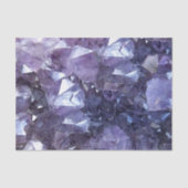 Amethyst Kristallgruppe Seidenpapier (Vorderseite)